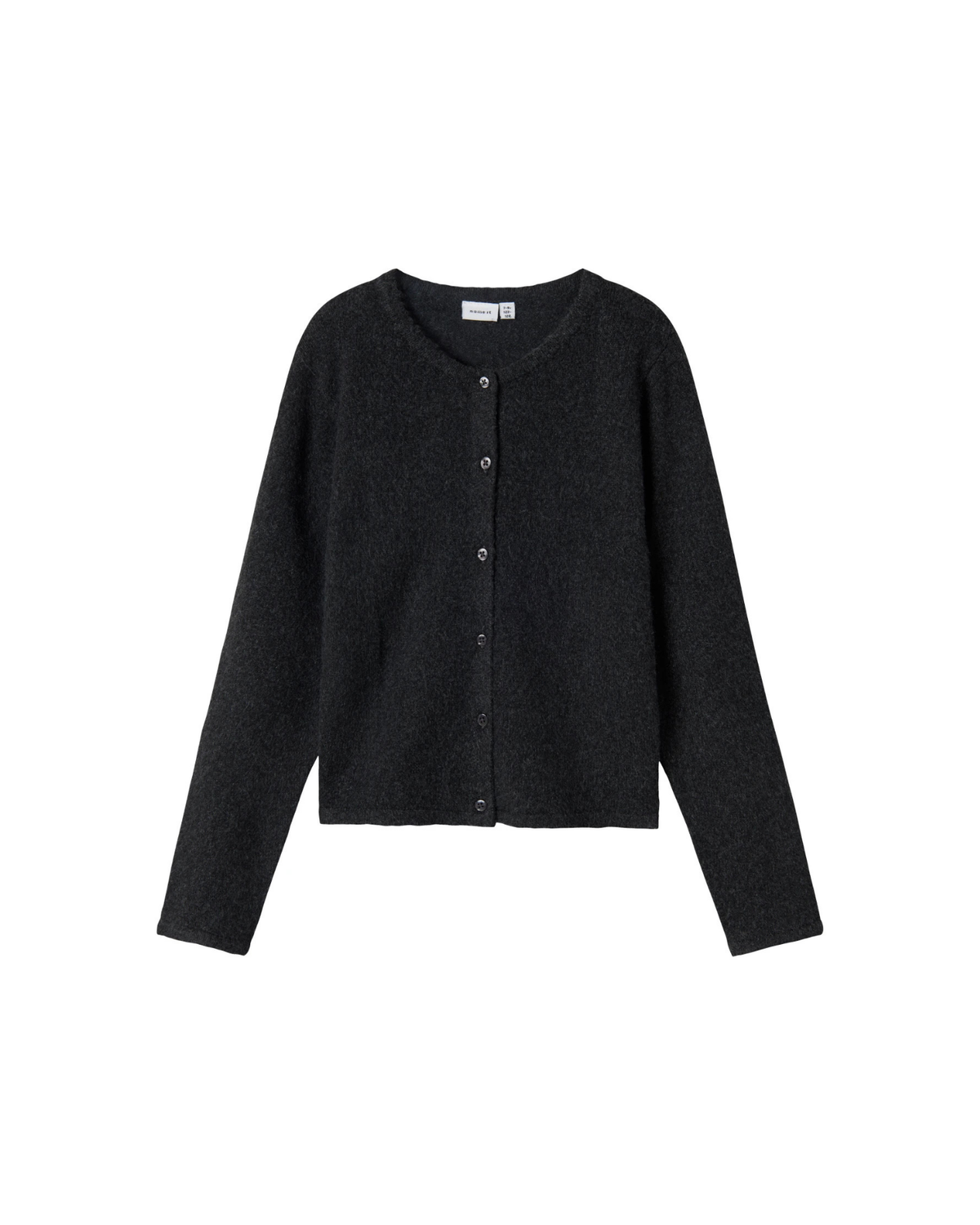 Grå - Dark Grey - Name it - Strikker Cardigan - 13247091
