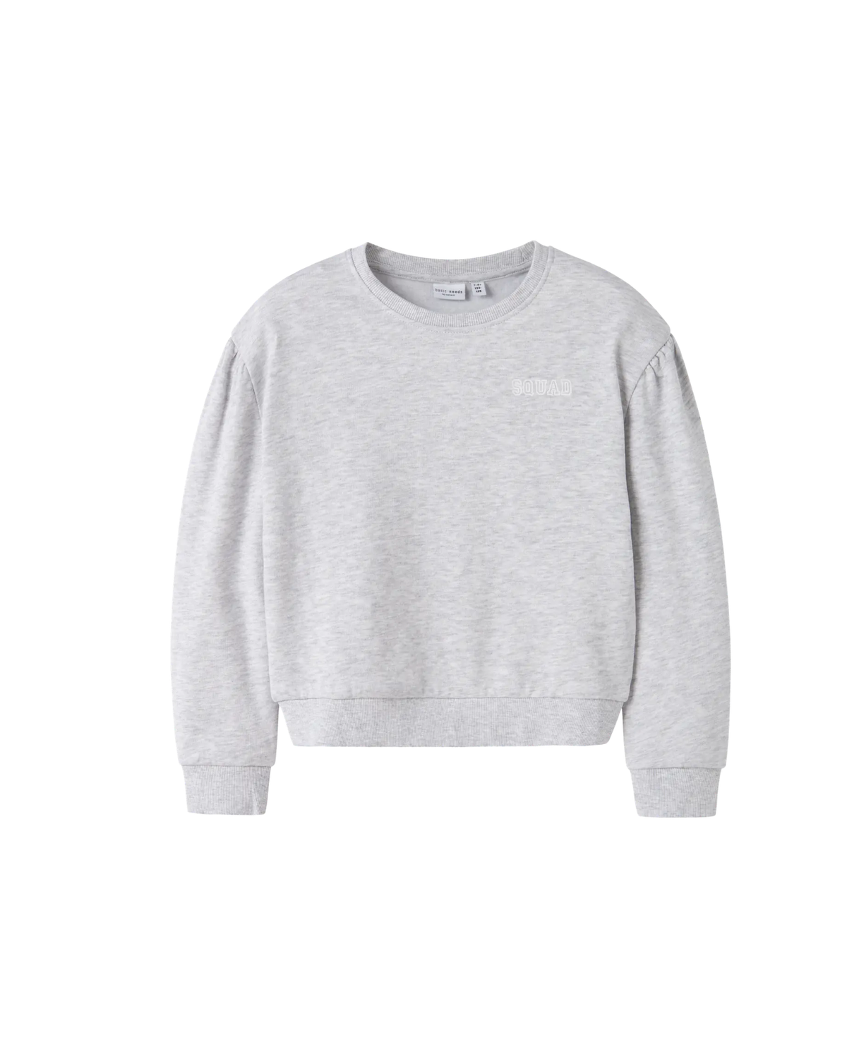 Grå - Light Grey - Name it - Sweatshirt - "Squad" - 13248295