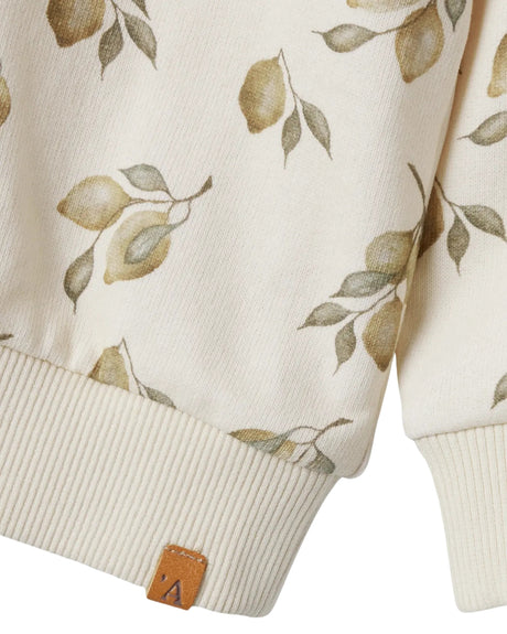 Offwhite - Turtledove - Lil'Atelier - Sweatshirt - Lemons - 13248430