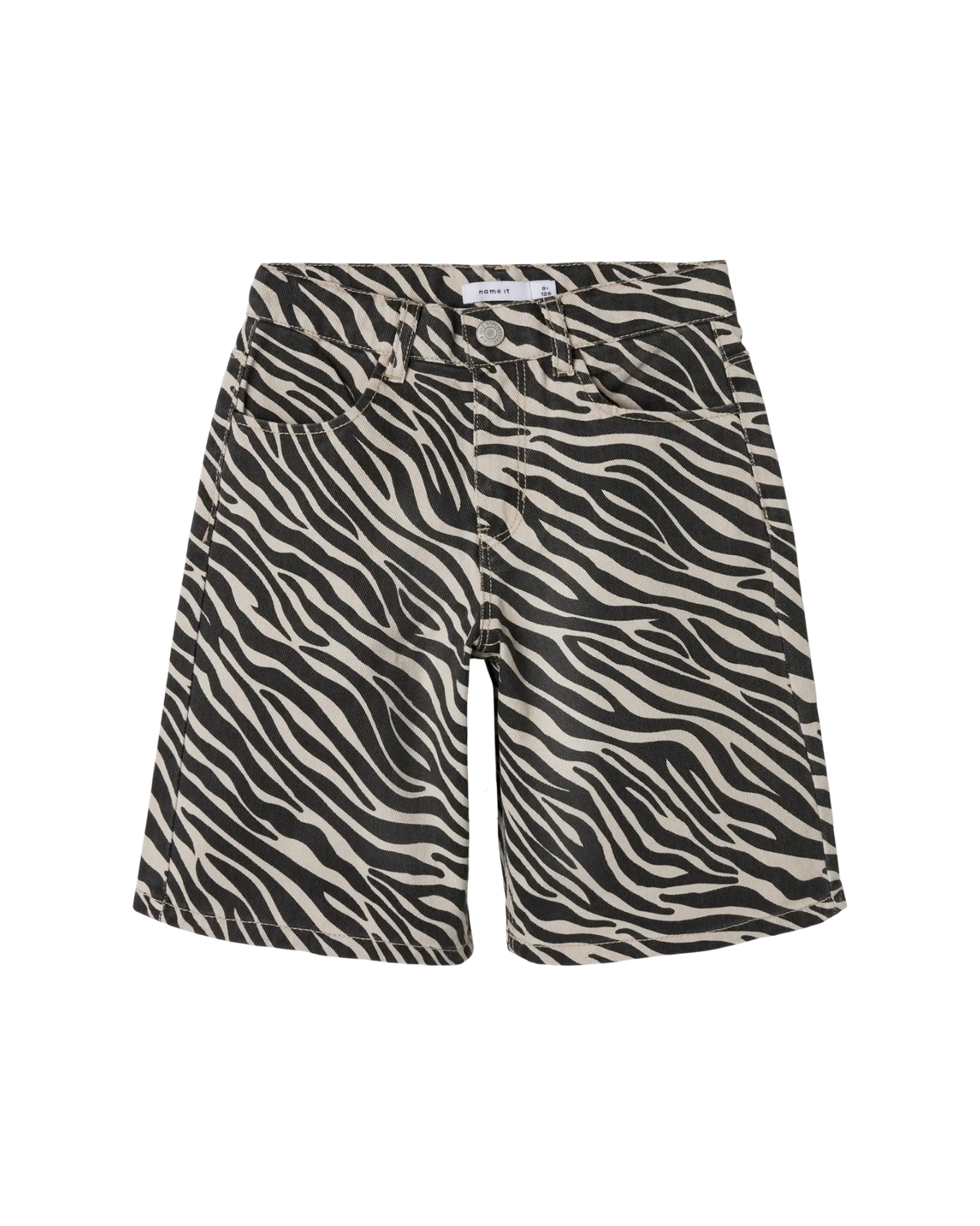 Brun - Cement/Zebra - Name it - Denim Shorts - 13248489