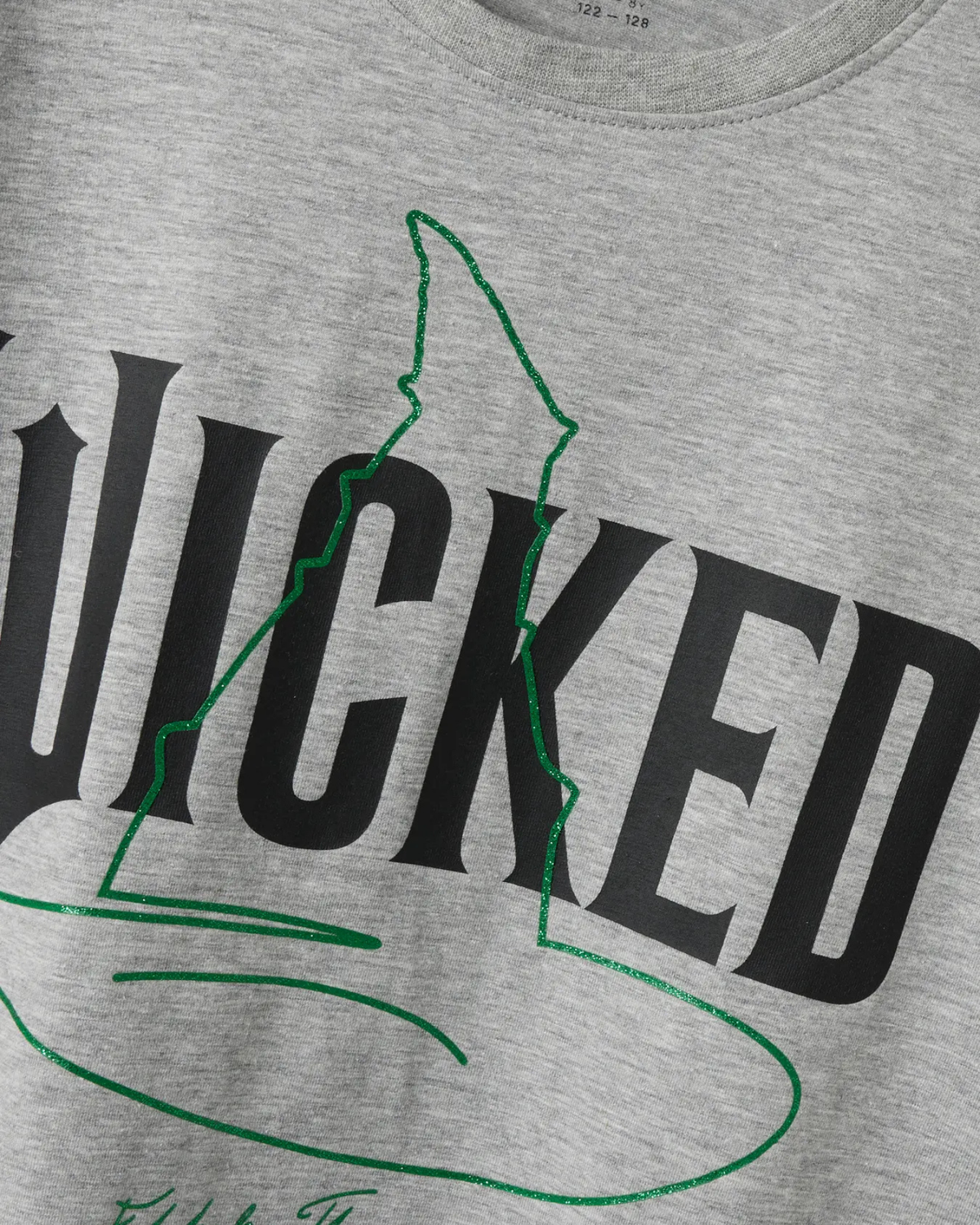 Grå - Grey Melange - Name it - T-shirt - "Wicked" - 13249465