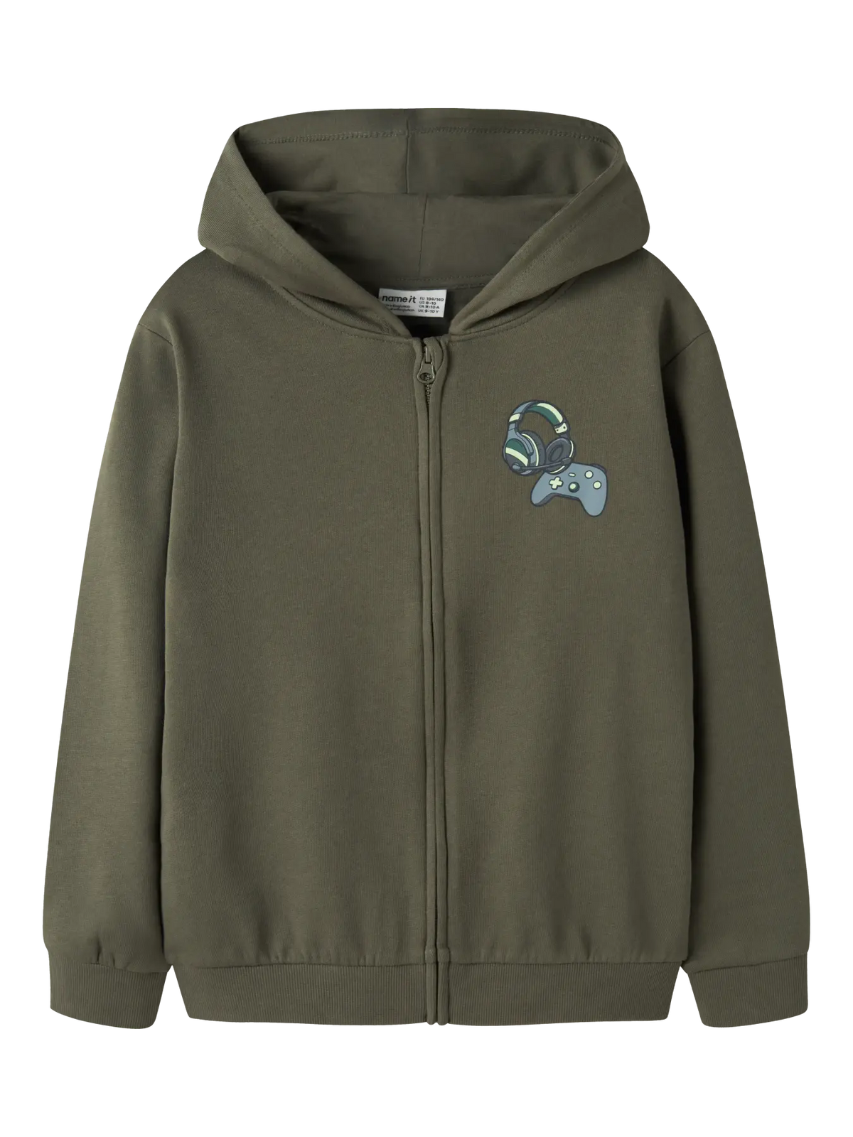 Grøn - Olive night - Name it - Hættetrøje - 13249493