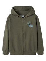 Grøn - Olive night - Name it - Hættetrøje - 13249493