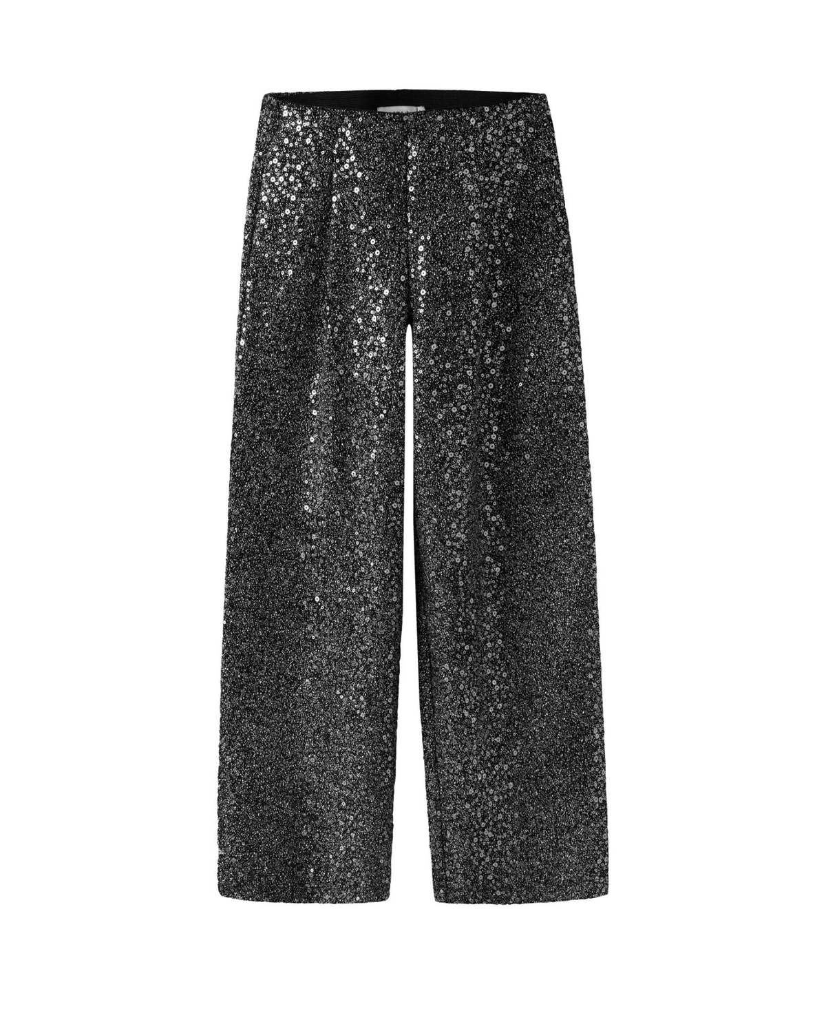 Sort/sølv - black - name it - Bukser -13250369
