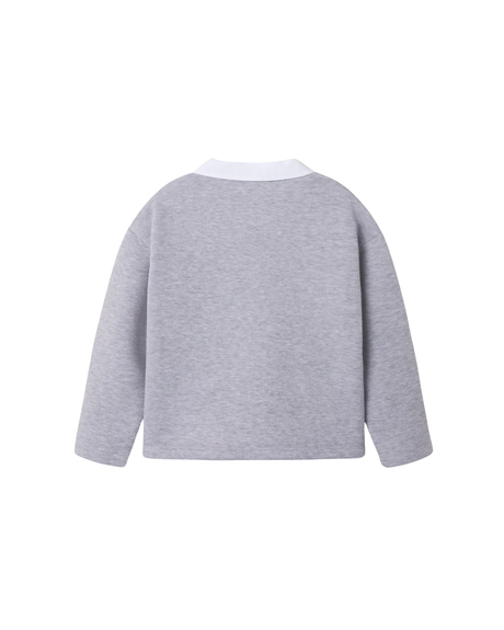 Grey - Grey melange - Name it - Polo - Solid - 13250388