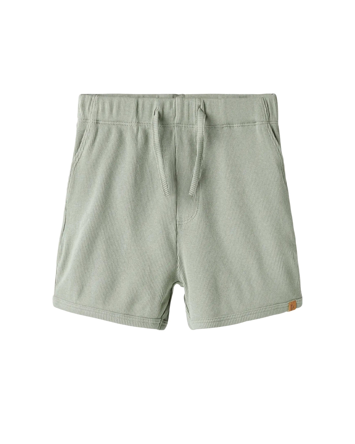 Grøn - Seagrass - Lil'Atelier - Shorts - Rib - 13250975