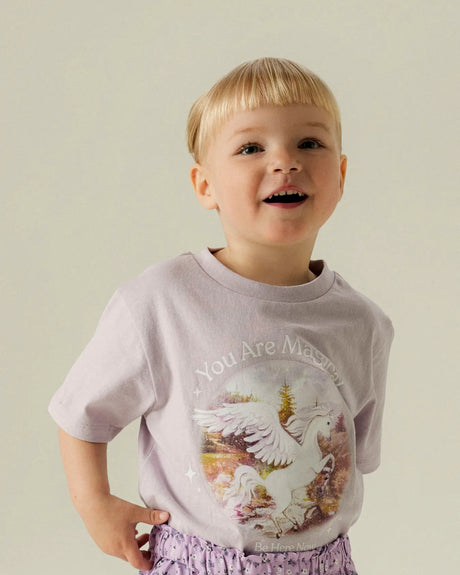 Lilla T-shirt med enhjørning - Name it - Misty Lilac - 13251834