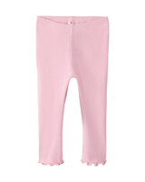 Lyserød - Bleached Mauve - Name it - Leggings - Rib - 13253000