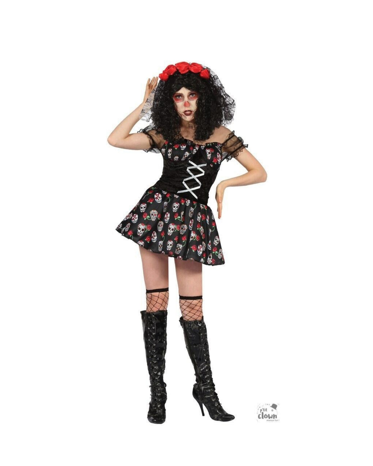 Day of the dead costume L/XL - Adult