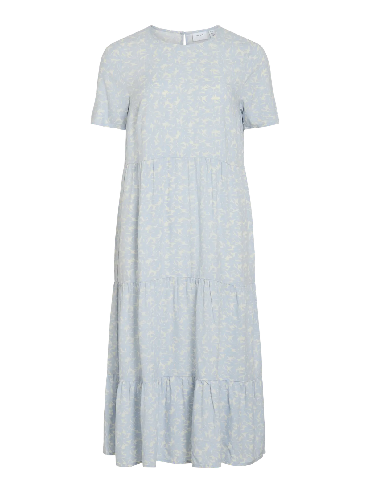 Blå - Birch - Blue - Vila - Kjole - Blomster - 14078934