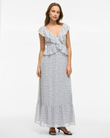 Blå - Pearl Blue - VILA - Kjole - Blomster - 14099489