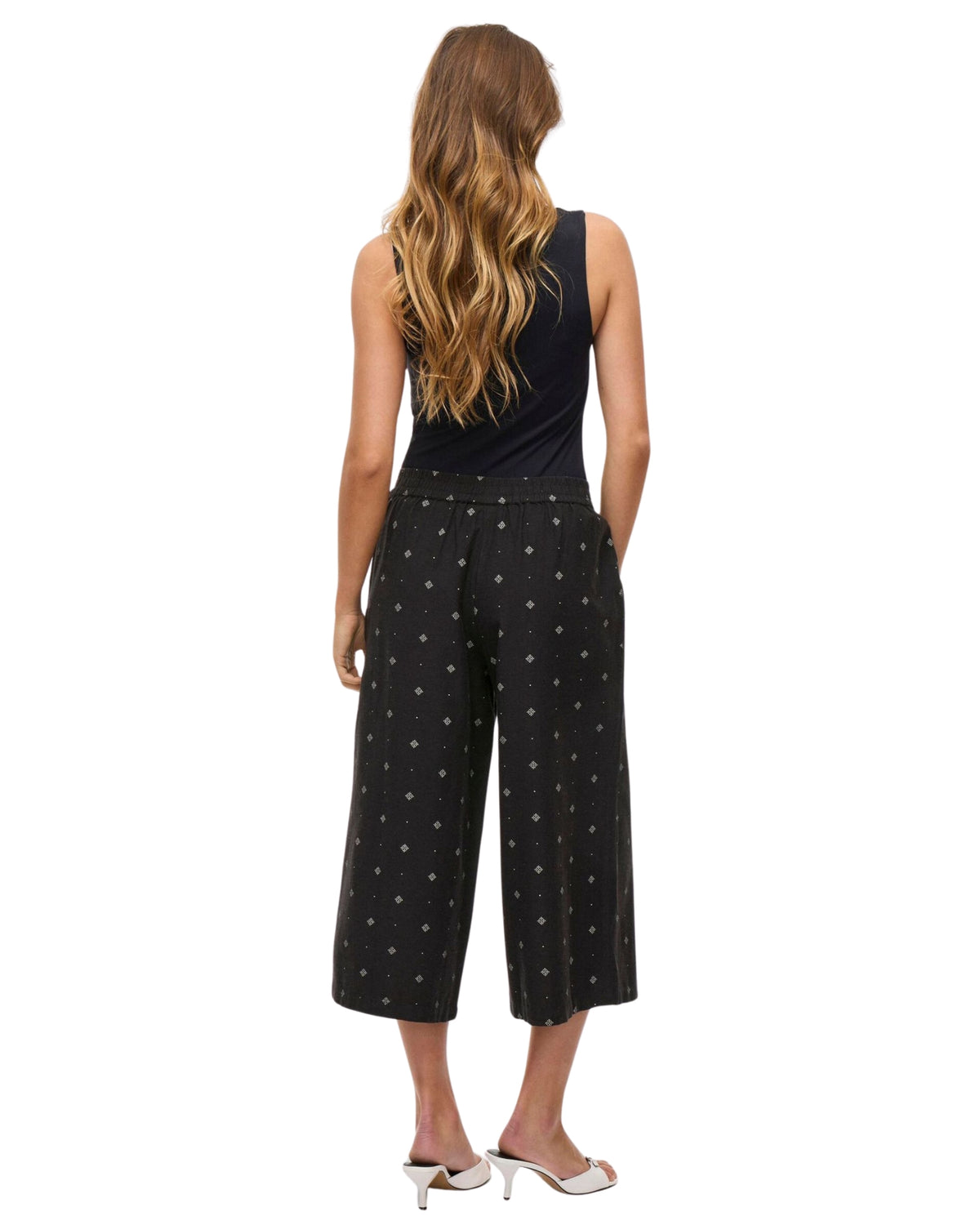 Black - Black Beauty - Vila - Pants - Snowflake - 14105081