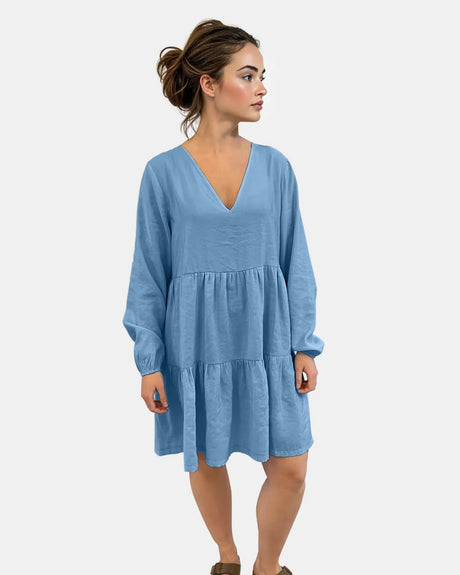 Blå - Blissful Blue - VILA - Kjole - 14111612