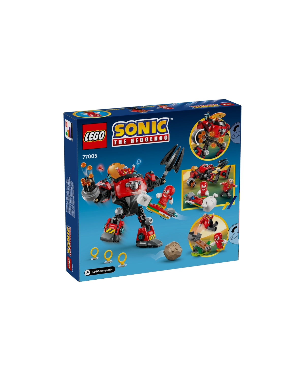 LEGO 77005 Knuckles vs Dr. Eggman's Egg Crusher Mech - LEGO Sonic
