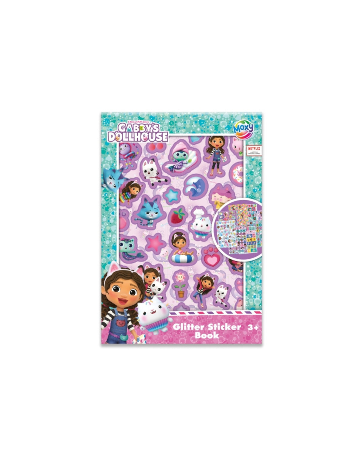 GABBY´S DOLLHOUSE Glitter StickerBookA5