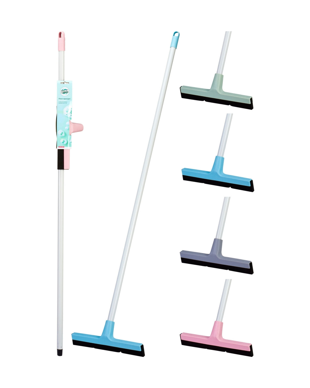 Gulvskraber med gummi – 120 cm