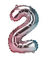 Folie ballon 40 cm 1 stk tal ballon
