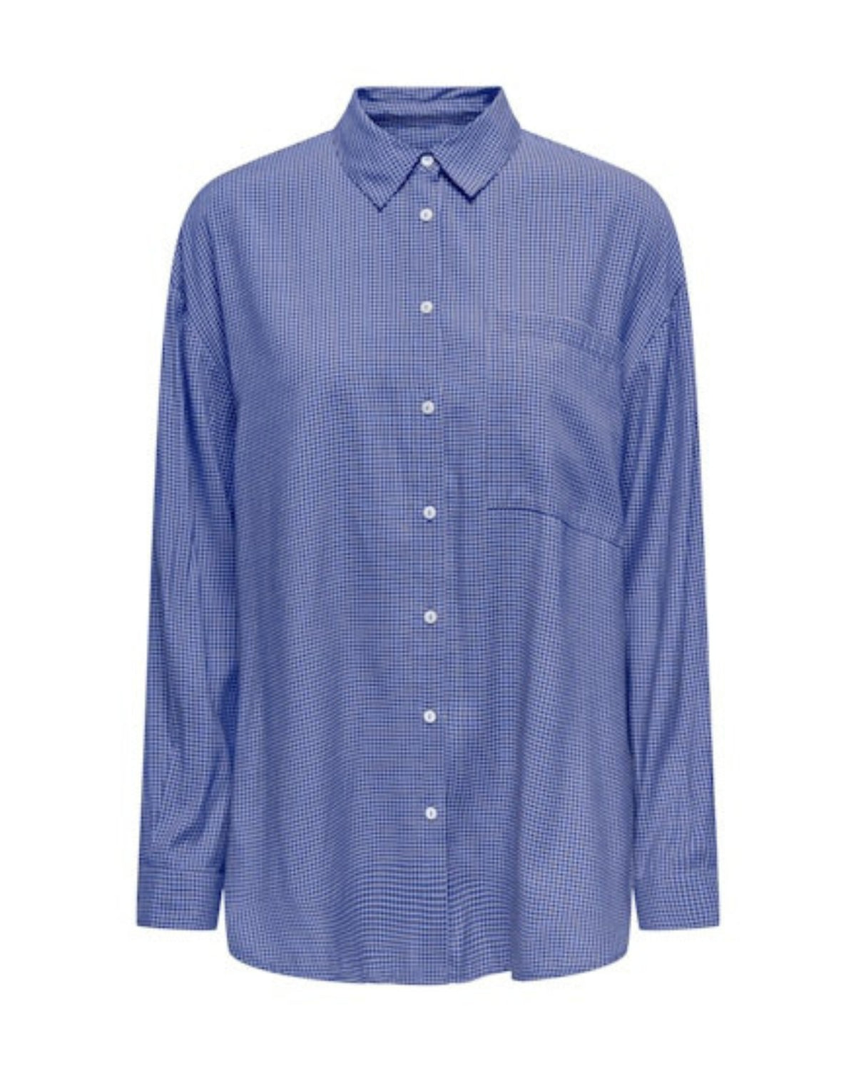 Blue - Amparo Blue - ONLY - checkered - Shirt - 15344363
