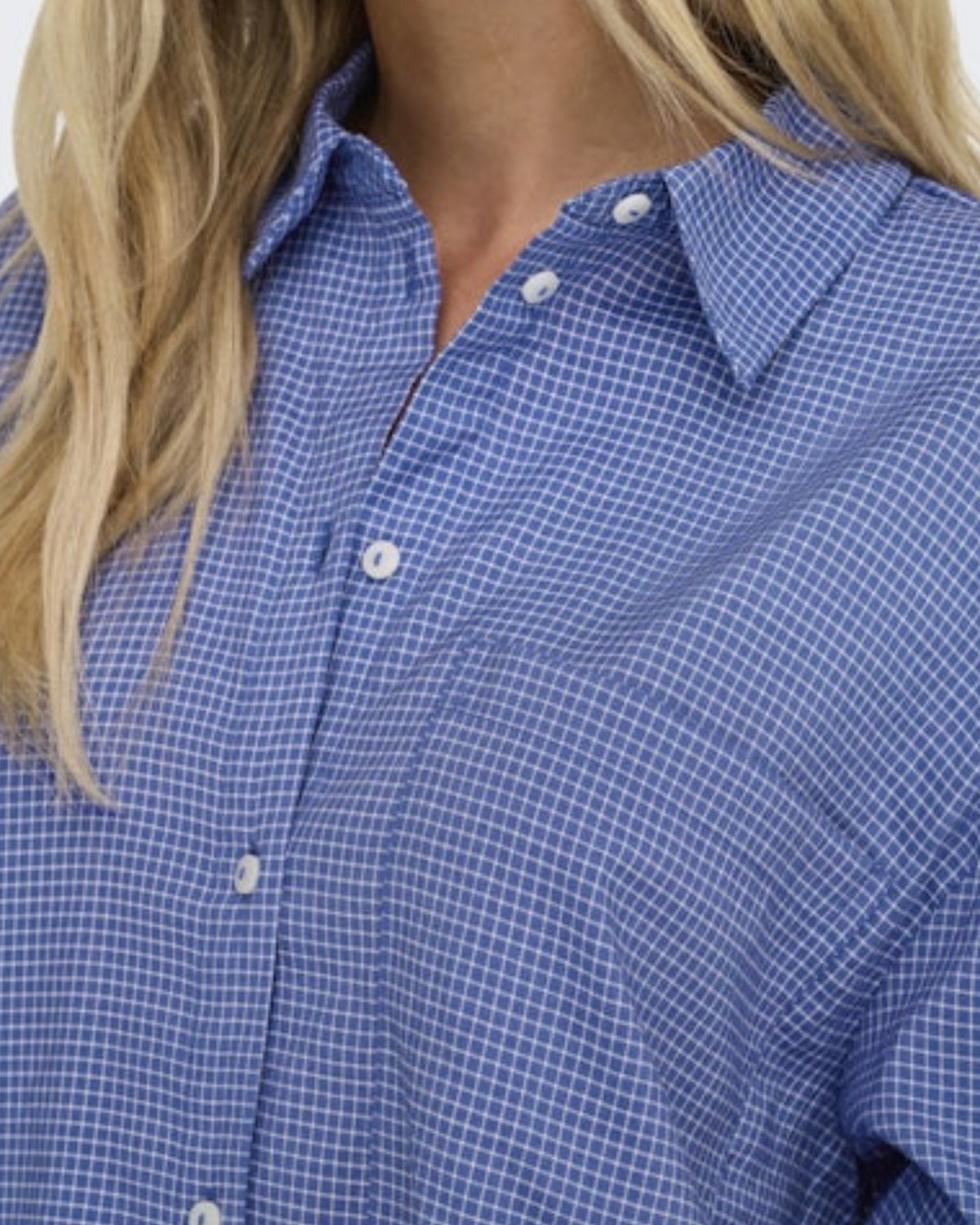 Blue - Amparo Blue - ONLY - checkered - Shirt - 15344363