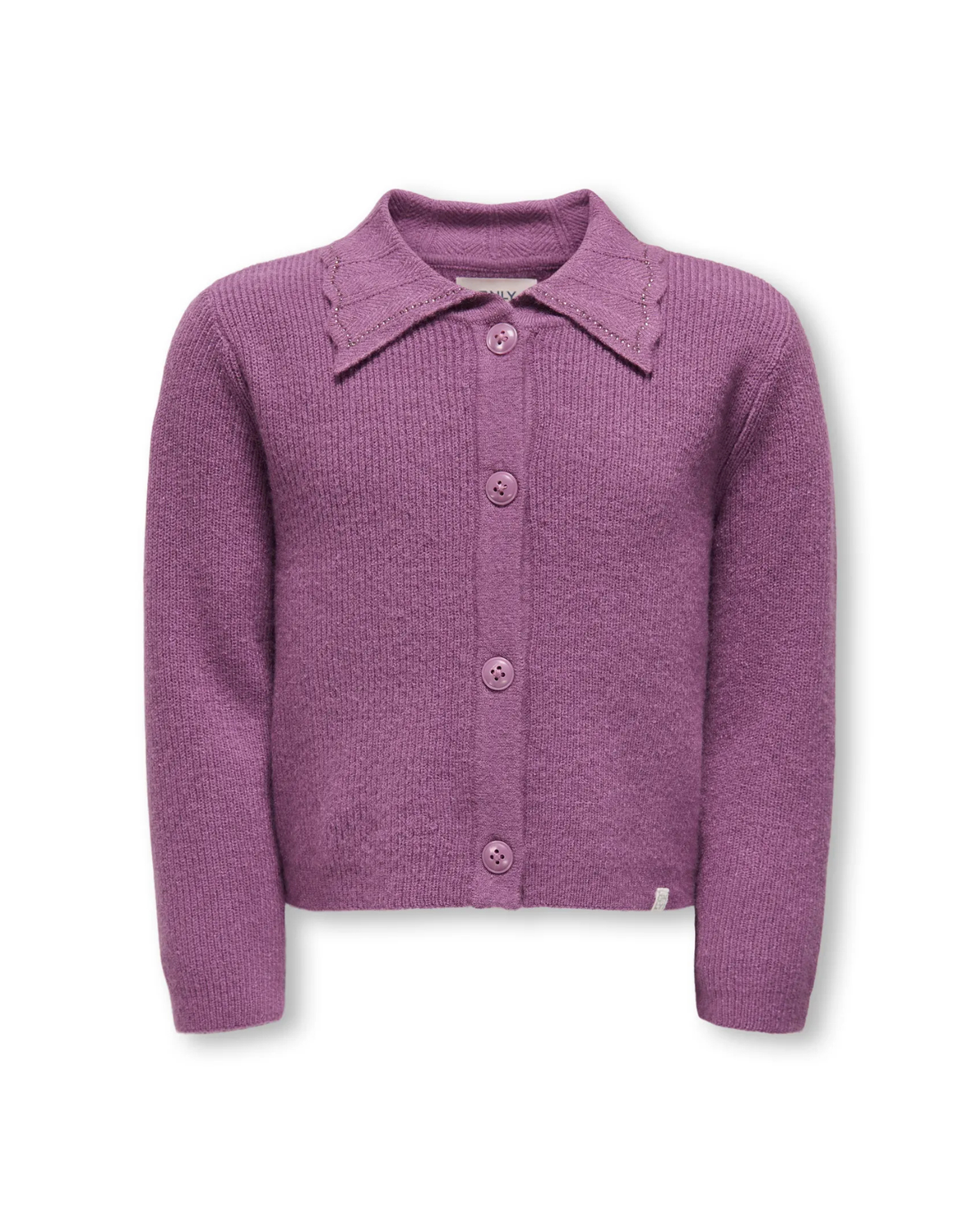 Lilla - Argyle Purple - Only - Cardigan - 15345460