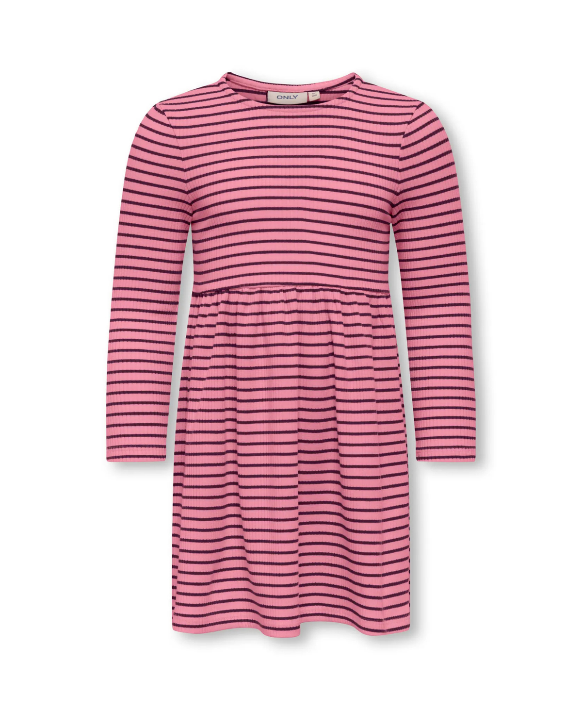 Pink - sea pink / mauve wine - ONLY - Kjole - Striber - 15353847