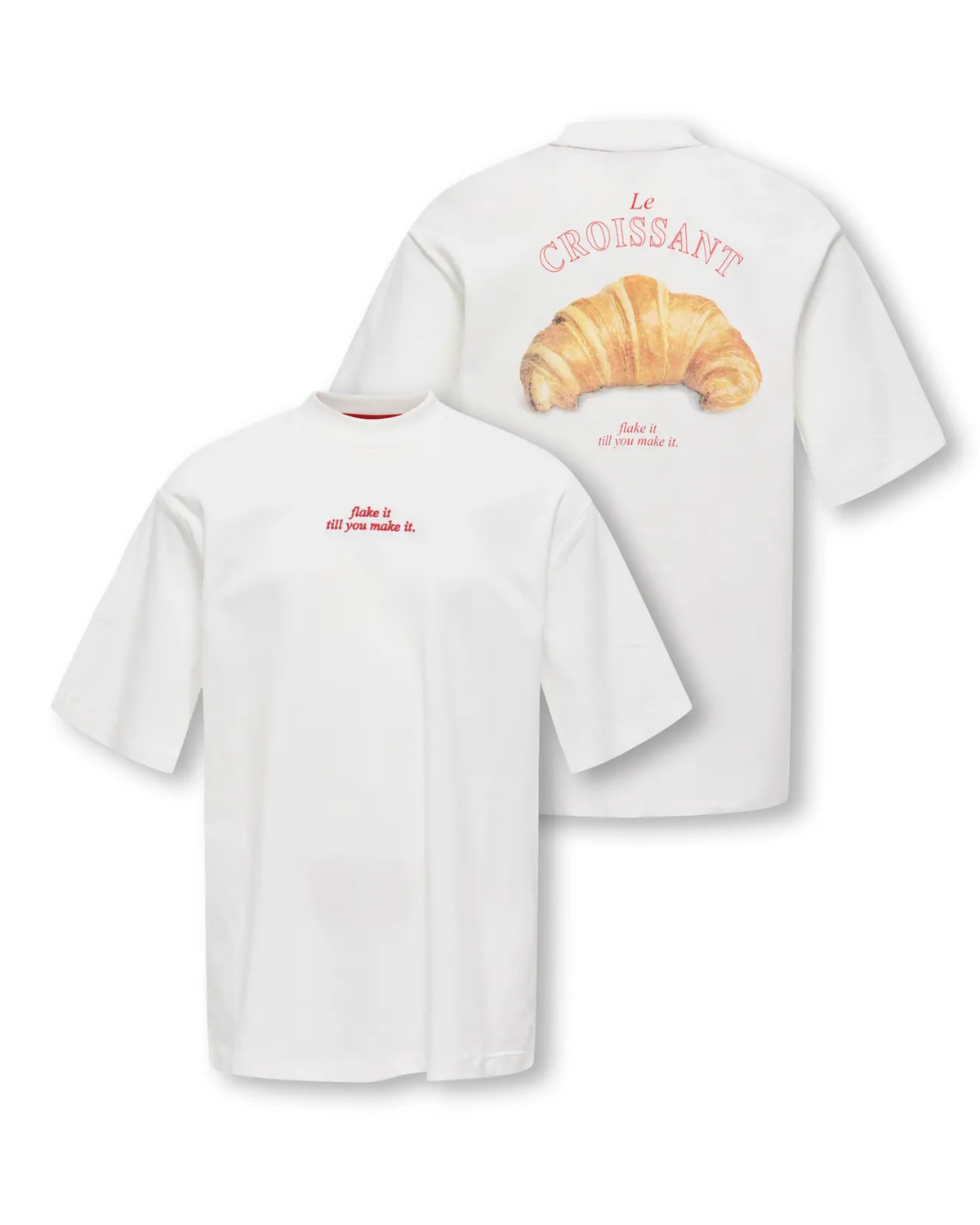 Hvid - Cloud Dancer - Only - T-shirt - 15361487