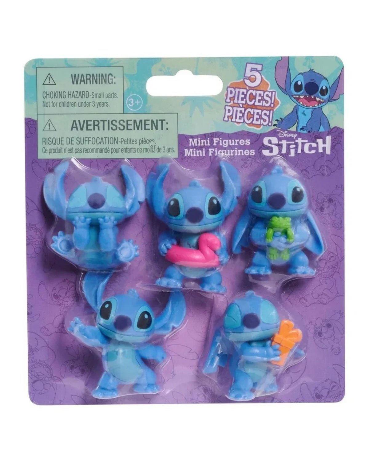 Disney Stitch Figures 5 Pack 5.5 cm