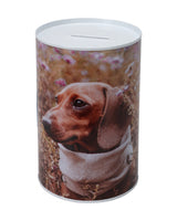 Money box in metal 10x15cm 1pc