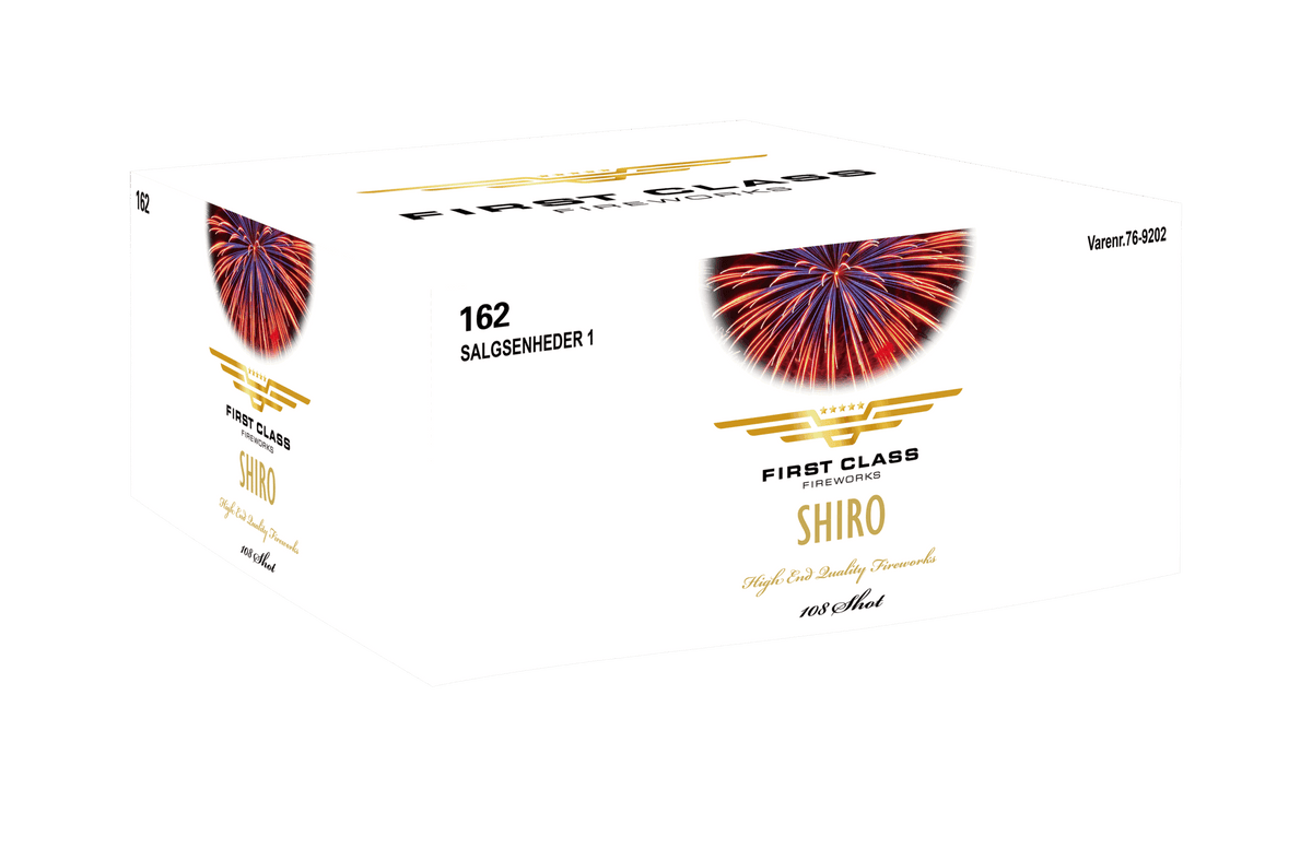 (162) Shiro 108 skud - 25 mm Compound batteri