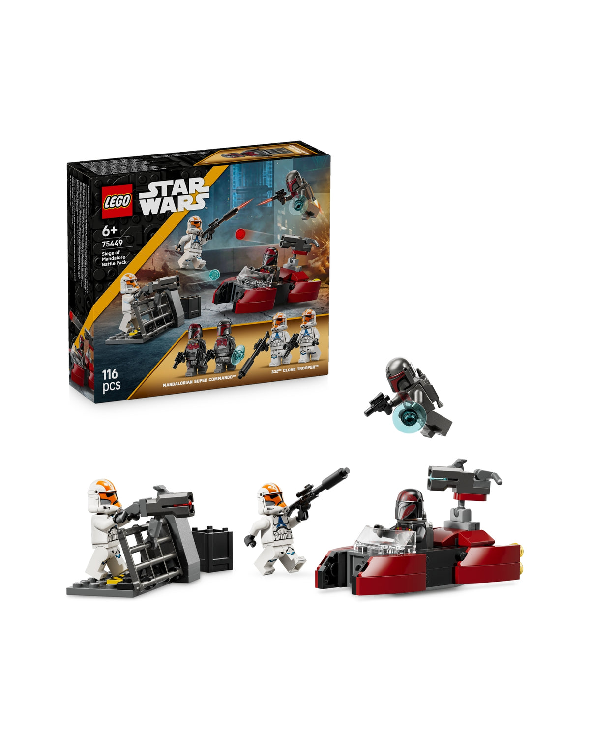 LEGO 75449 Battle Pack med belejringen af Mandalore - LEGO Star Wars 75449