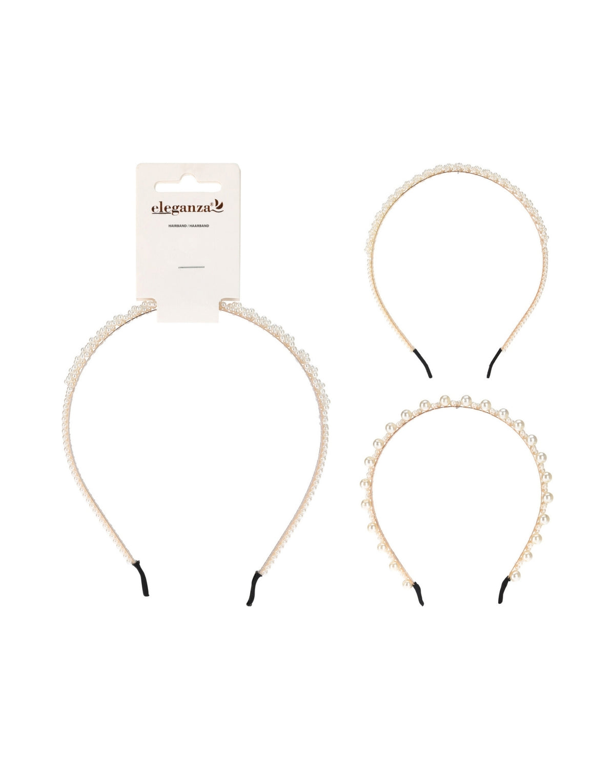 Metal hairband with beads 