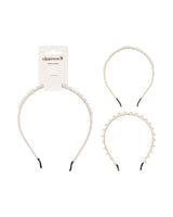 Metal hairband with beads 