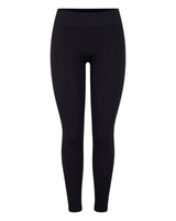Sort PIECES rib leggings - 17116788