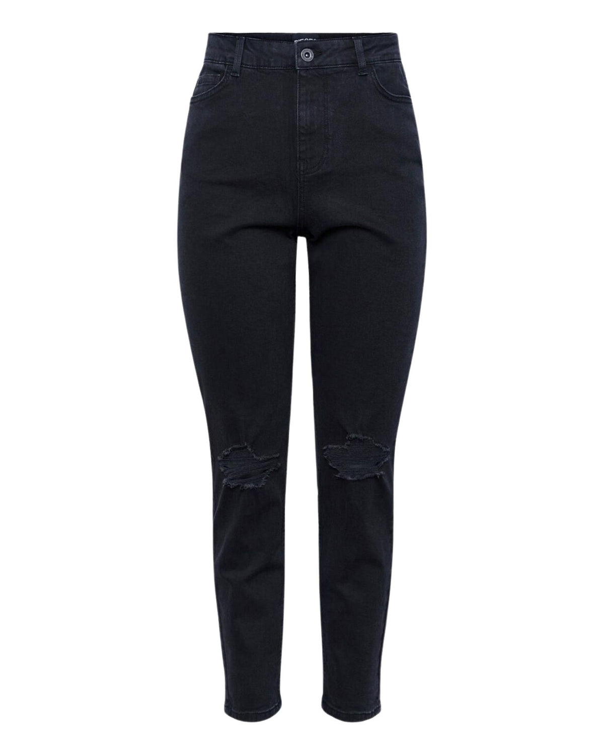 Black PIECES mom jeans - 17128328