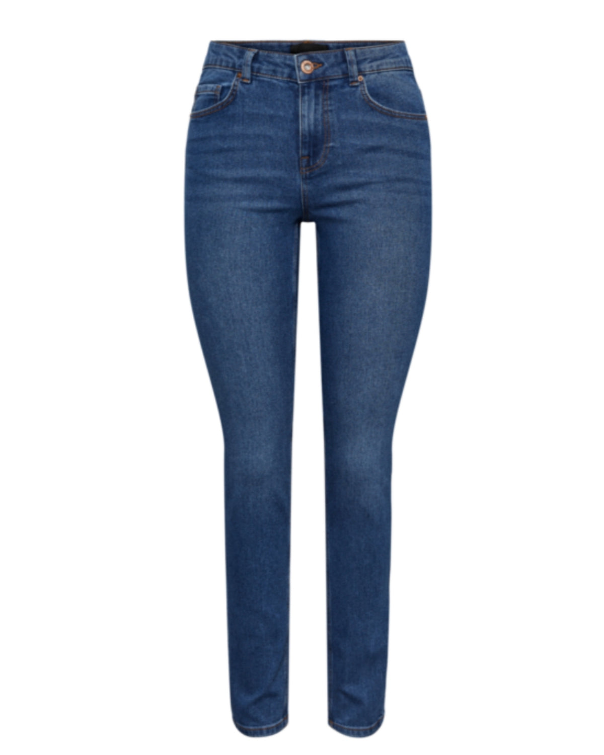 Blå - medium blue - Pieces -  denim bukser - 17140817