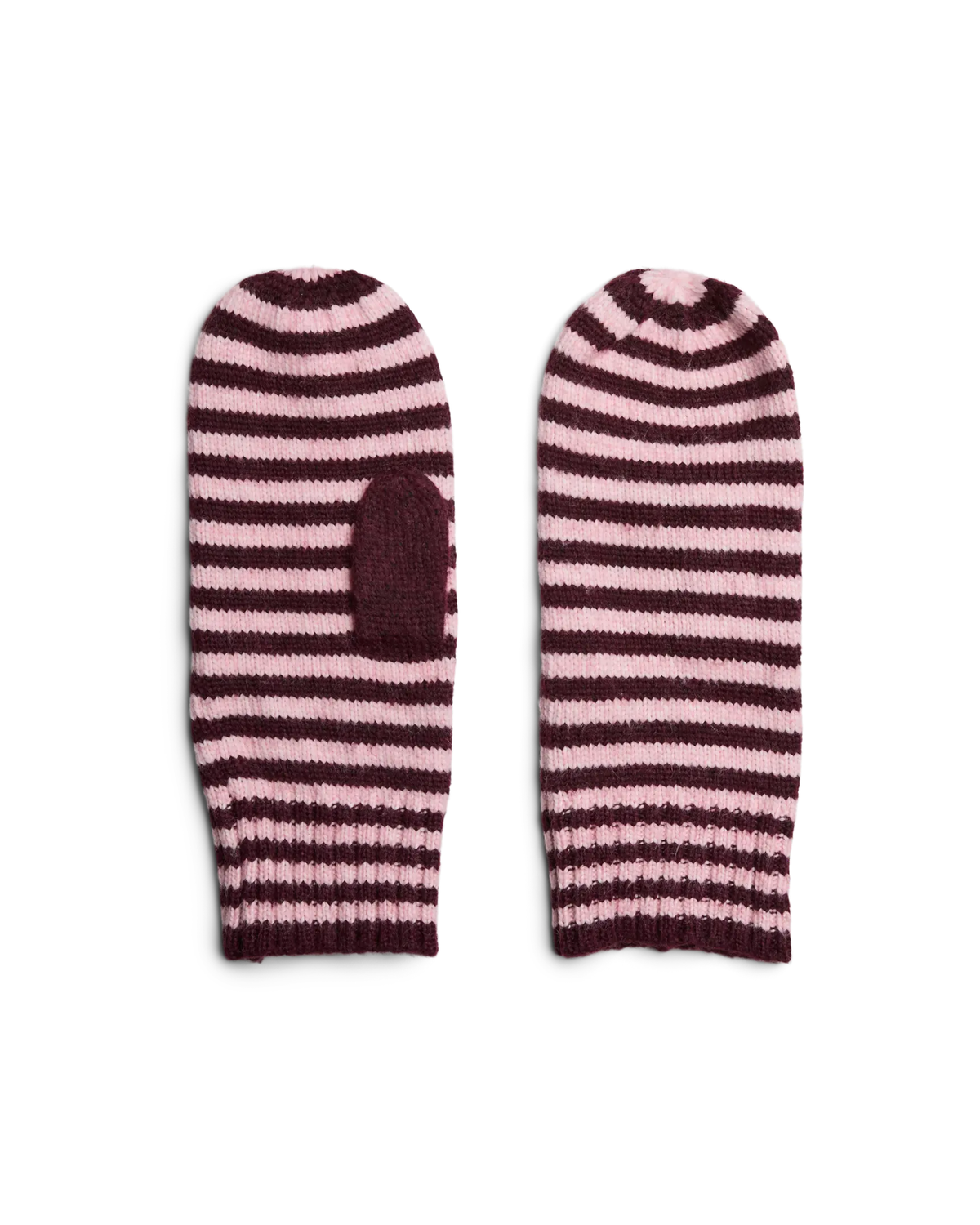 Bordeaux/lyserød - Pink-a-boo - Pieces - Vanter - 17154349