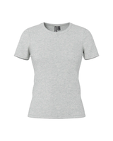 Grå - Light Grey Melange - Pieces - T-shirt - 17154483