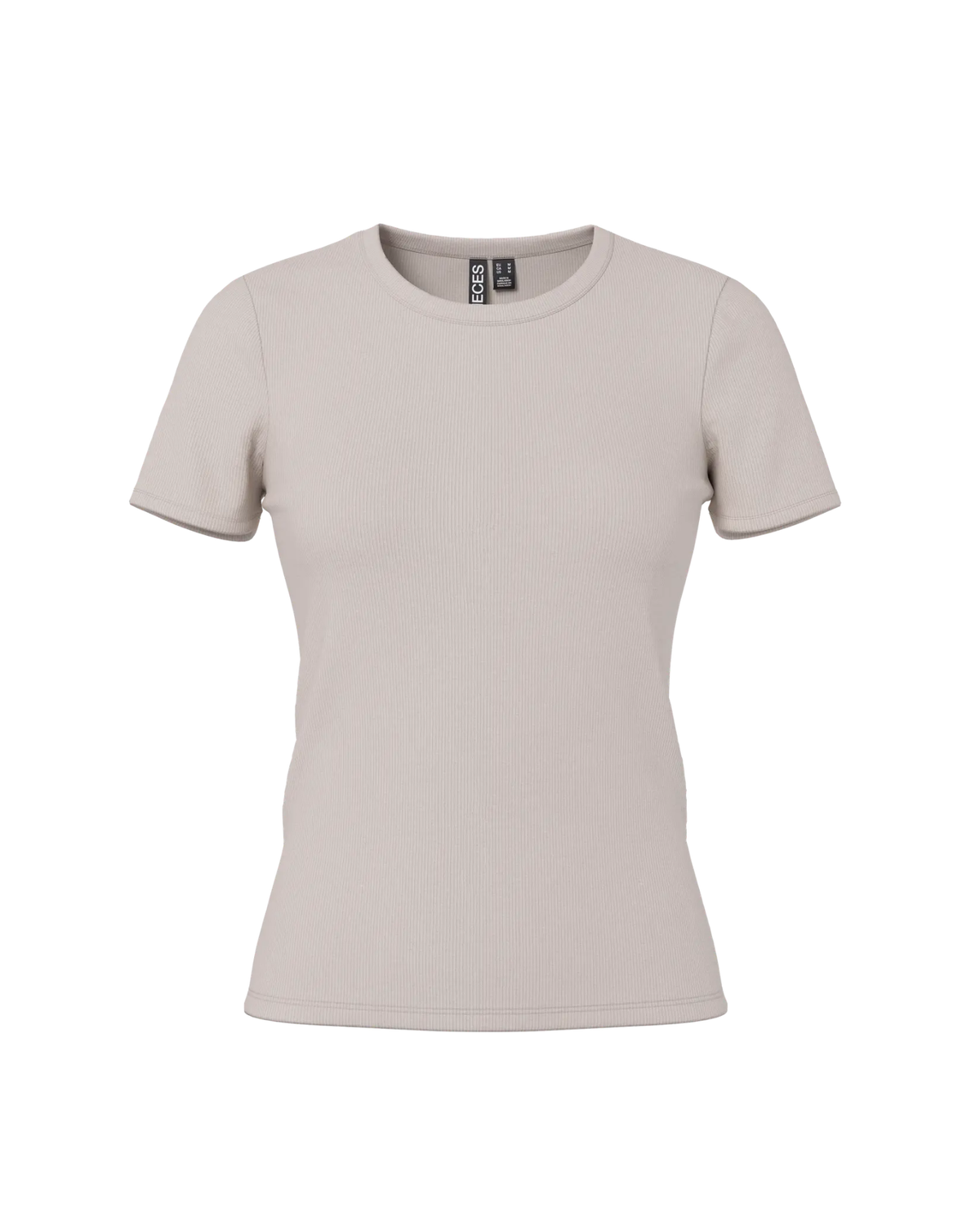 Sand - Silver Gray - Pieces - T-shirt - 17154483