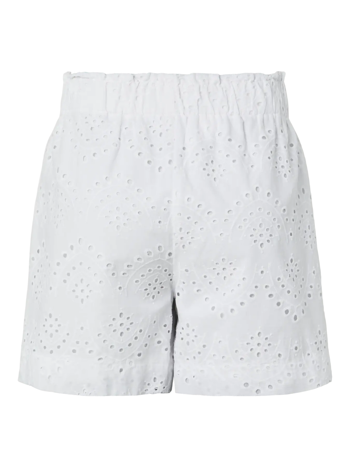 Bright White Shorts fra PIECES - 17154745