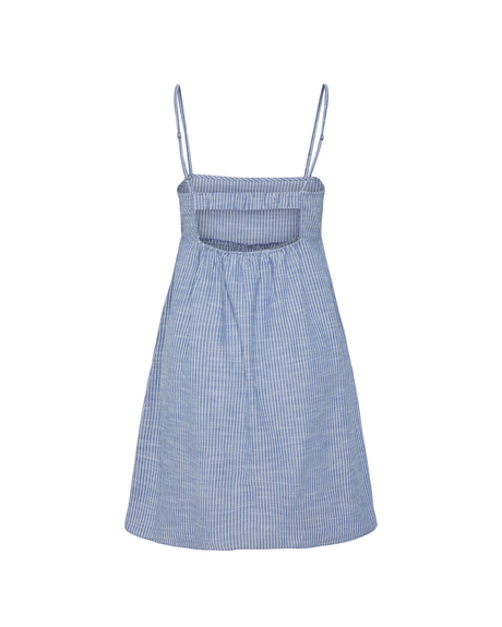 Blå - Nautical Blue/Bright White - Pieces - Kjole - 17155309