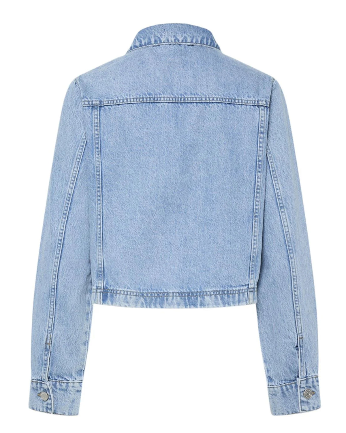 Blue - Light Blue Denim - PIECES - Jacket - 17155884