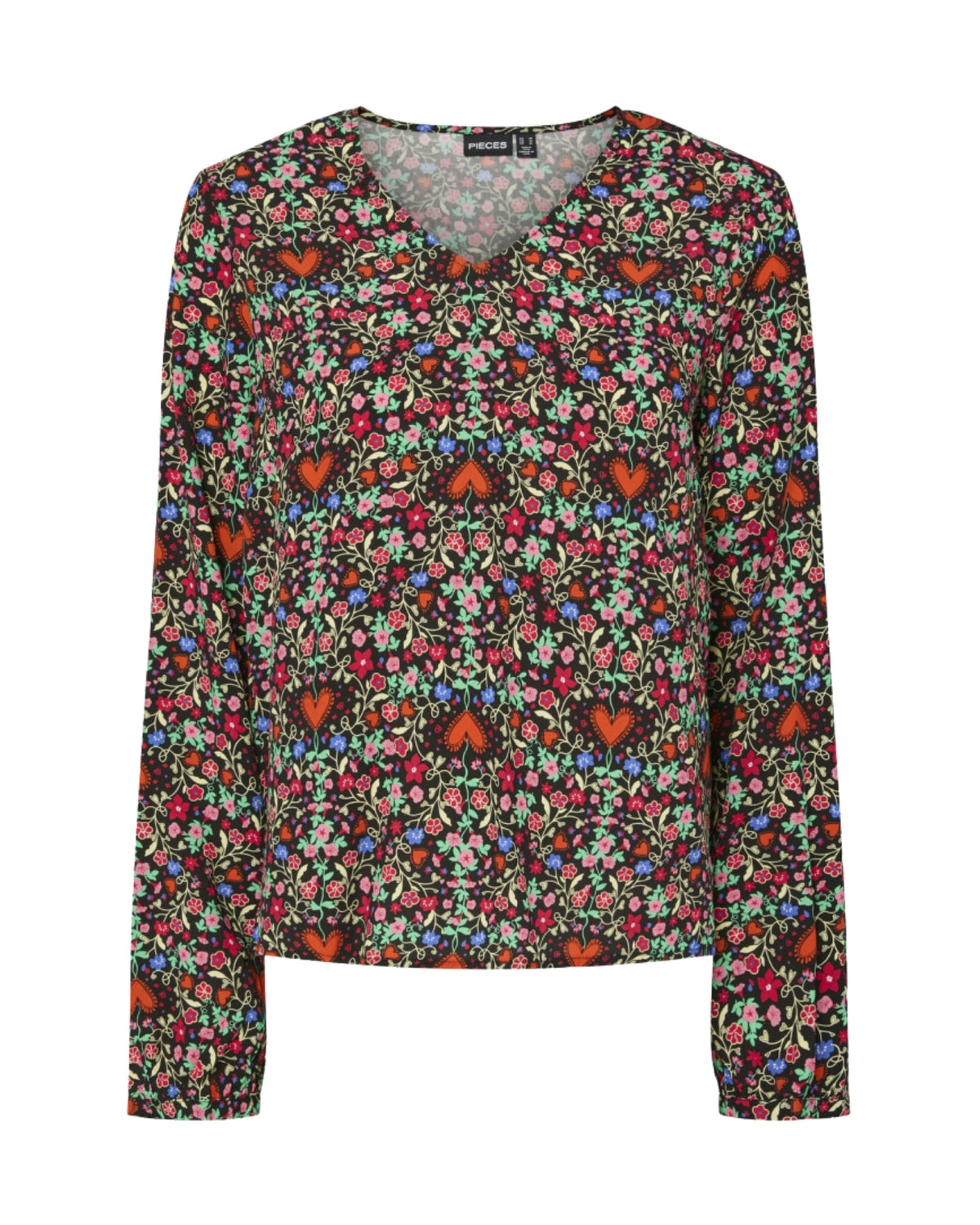 Multi - Black - PIECES - Blouse - 17156339