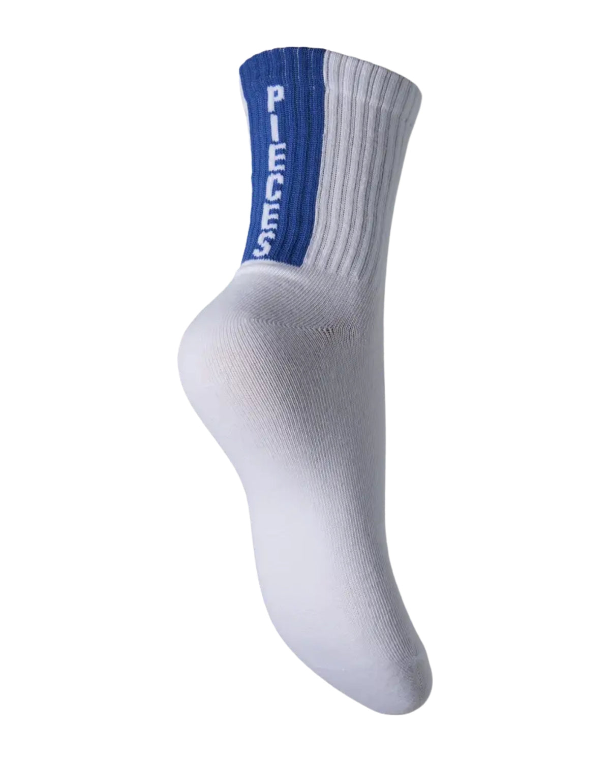 Hvid - bright white/blå- Pieces - strømper - 17157836
