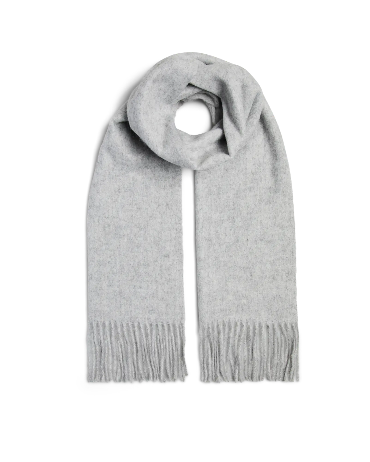 PIECES Light Grey Melange Halstørklæde - 17158994