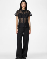 Sort - Black - Pieces - Bukser - 17161115