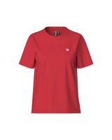Red - Goji Berry - Pieces - T-shirt - with pink heart - 17162037