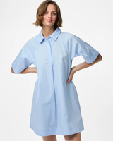 Lyseblå - Cashmere blue - Pieces - Skjortekjole - 17163244