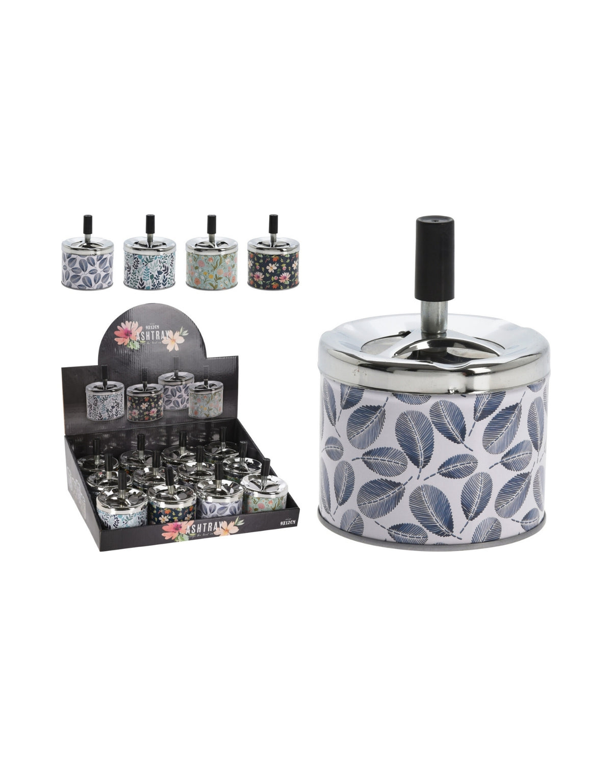 Metal ashtray press