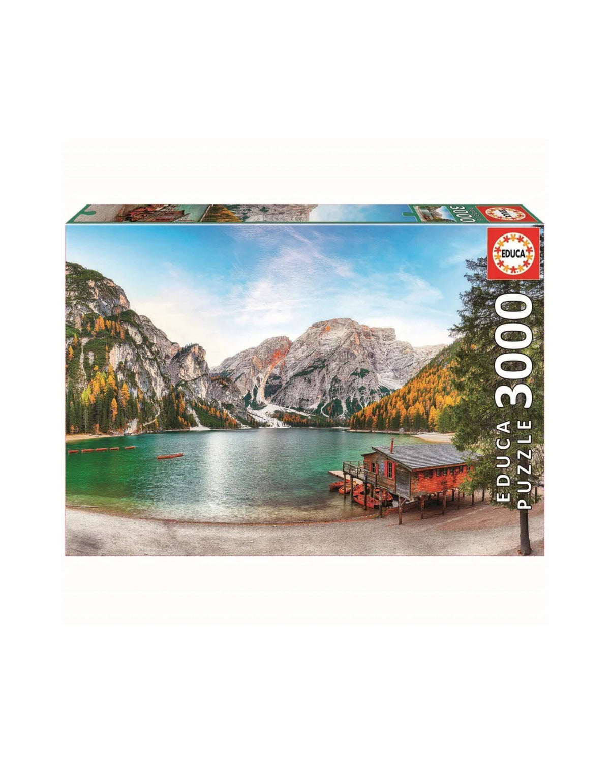 Educa 3000 Braies Lake At Autumn