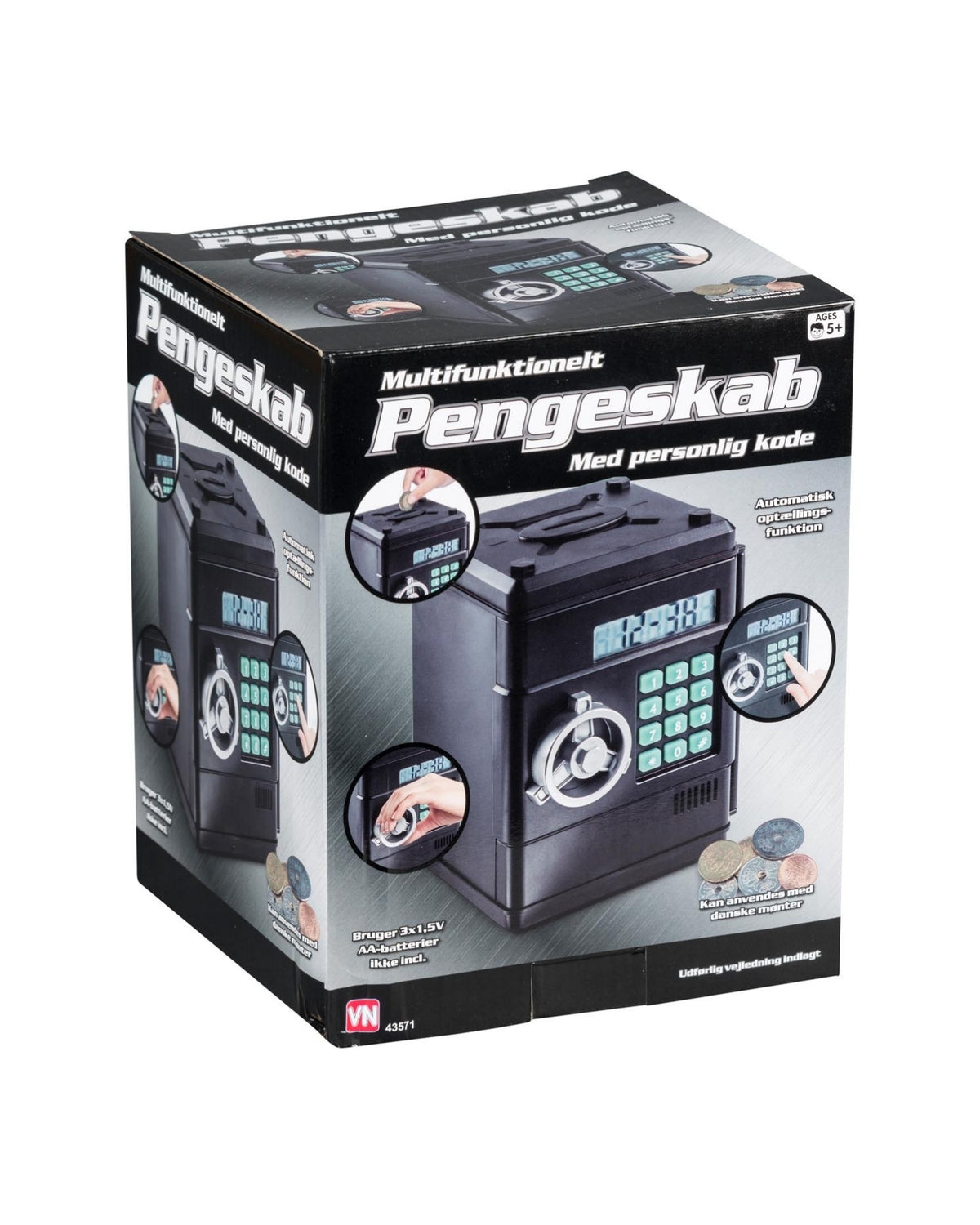 Pengeskab med kode